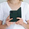 Echtleder Klapphülle für das Samsung Galaxy A12 - Grün