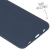 Liquid Silikoncase für das Samsung Galaxy A12 - Dunkelblau