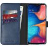 Echtleder Klapphülle Blau für das Samsung Galaxy A20e