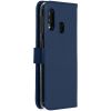 Echtleder Klapphülle Blau für das Samsung Galaxy A20e
