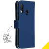 Wallet Softcase Booktype Samsung Galaxy A20e - Donkerblauw - Blauw / Blue