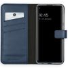 Echtleder Klapphülle für das Samsung Galaxy A21s - Blau