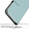 Echtleder Klapphülle für das Samsung Galaxy A32 (4G) - Hellblau