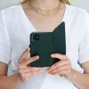 Echtleder Klapphülle Grün für das Samsung Galaxy A40