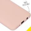 Liquid Silikoncase Rosa für das Samsung Galaxy A40