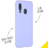 Liquid Silikoncase Lila für das Samsung Galaxy A40