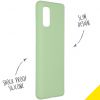 Liquid Silicone Backcover Samsung Galaxy A41 - Groen - Groen / Green