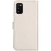 Selencia Echt Lederen Bookcase Samsung Galaxy A41 - Lichtgrijs / Hellgrau    / Light Gray