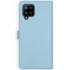 Echtleder Klapphülle für das Samsung Galaxy A42 - Hellblau
