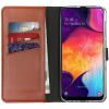 Echtleder Klapphülle Hellbraun für das Samsung Galaxy A50 / A30s