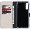 Selencia Echt Lederen Booktype Galaxy A50 / A30s - Lichtgrijs / Hellgrau    / Light Gray