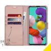 Accezz Wallet Softcase Bookcase Samsung Galaxy A51 - Rosé Goud / Roségold