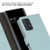 Echtleder Klapphülle für das Samsung Galaxy A52(s) (5G/4G) - Hellblau
