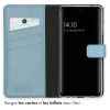 Echtleder Klapphülle für das Samsung Galaxy A52(s) (5G/4G) - Hellblau