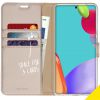 Accezz Wallet Softcase Bookcase Samsung Galaxy A52(s) (5G/4G) - Goud / Gold