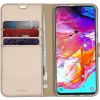 Accezz Wallet Softcase Bookcase Samsung Galaxy A70 - Goud / Gold