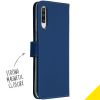 Wallet Softcase Booktype Samsung Galaxy A70 - Donkerblauw - Blauw / Blue