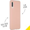 Liquid Silicone Backcover Samsung Galaxy A70 - Roze - Roze / Pink