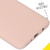 Liquid Silicone Backcover Samsung Galaxy A70 - Roze - Roze / Pink
