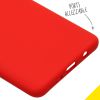 Liquid Silikoncase Rot für das Samsung Galaxy A71