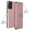 Accezz Xtreme Wallet Bookcase Samsung Galaxy A72 - Rosé Goud / Roségold