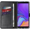 Echtleder Klapphülle für das Samsung Galaxy A7 (2018) - Schwarz