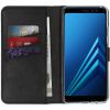 Echtleder Klapphülle für das Samsung Galaxy A8 (2018) - Schwarz