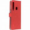 Echt Lederen Booktype Samsung Galaxy A9 (2018) - Rood / Red