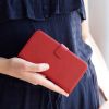 Echt Lederen Booktype Samsung Galaxy A9 (2018) - Rood / Red