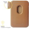 Leder Kartenhalter / Wallet mit MagSafe - Braun