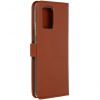 Echt Lederen Booktype Samsung Galaxy S10 Lite - Lichtbruin - Lichtbruin / Light Brown