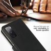 Echtleder Klapphülle für das Samsung Galaxy S20 FE - Schwarz