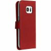 Echtleder Klapphülle Rot für das Samsung Galaxy S7