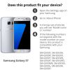 Wallet TPU Klapphülle für das Samsung Galaxy S7 - Blau