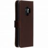 Echtleder Klapphülle Braun für Samsung Galaxy S9