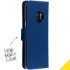 Blaues Wallet TPU Klapphülle für das Samsung Galaxy S9