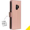 Roségoldfarbenes Wallet TPU Klapphülle für das Samsung Galaxy S9