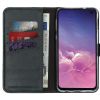 Echtleder Klapphülle Grün für das Samsung Galaxy S10e
