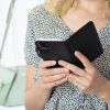 Echtleder Klapphülle Schwarz für das Samsung Galaxy S10