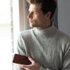 Echtleder Klapphülle Braun für das Samsung Galaxy S10