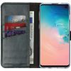 Echtleder Klapphülle Grün für das Samsung Galaxy S10