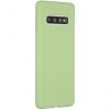 Liquid Silikoncase Grün für das Samsung Galaxy S10