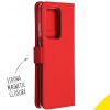 Accezz Wallet Softcase Bookcase Samsung Galaxy S20 Ultra - Rood / Rot / Red