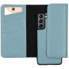 Selencia Uitneembare Vegan Lederen Clutch Galaxy S21 - Blauw / Blau / Blue