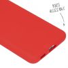 Accezz Liquid Silicone Backcover Samsung Galaxy S21 - Rood / Rot / Red