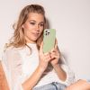 Selencia Gaia Slang Backcover Samsung Galaxy S21 Plus - Groen / Grün  / Green