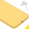 Liquid Silicone Backcover iPhone Xs / X - Yellow - Geel / Yellow