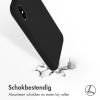 Liquid Silikoncase Schwarz für das iPhone Xs / X
