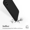 Liquid Silikoncase Schwarz für das iPhone Xs / X