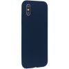 Liquid Silikoncase Blau für das iPhone Xs / X